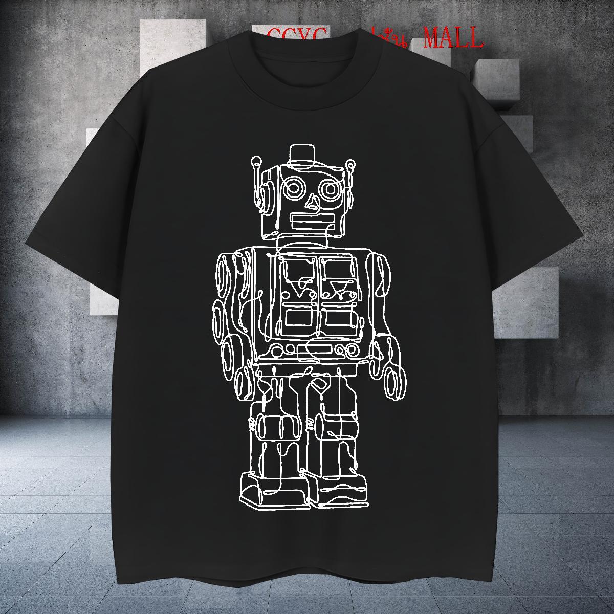 Popular Couples T Shirts Spring Summer 230g Cotton DIY Printed Breathable Short Sleeve ET Men T Shirts 2024 Designer Polos