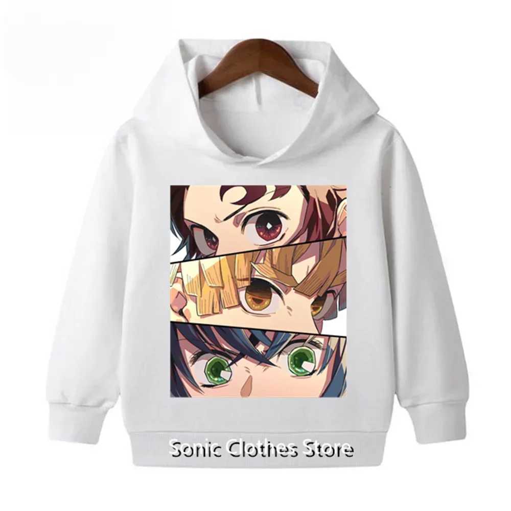 Anime Demon Slayer Kimetsu no Yaiba 3D Printed Hoodies Fashion KidsHoodie Harajuku Sweatshirts Boys Girls Tracksuits ClothesY240814