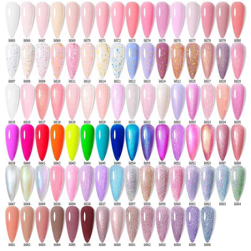 UR SUGAR 7ml Crystal Nude Rubber Base Gel Milky White Pink Gold Glitter Semi Permanent Soak Off UV LED Nail Art Construction GelM240814