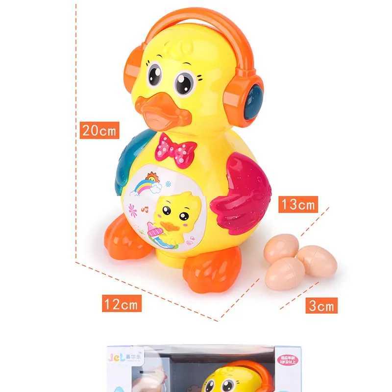 Children Simulation Little Hen Electric Toy Pets Colorful Light Universal Wheel Cute Music Will Lay Eggs Kids Educational Toys Y240814