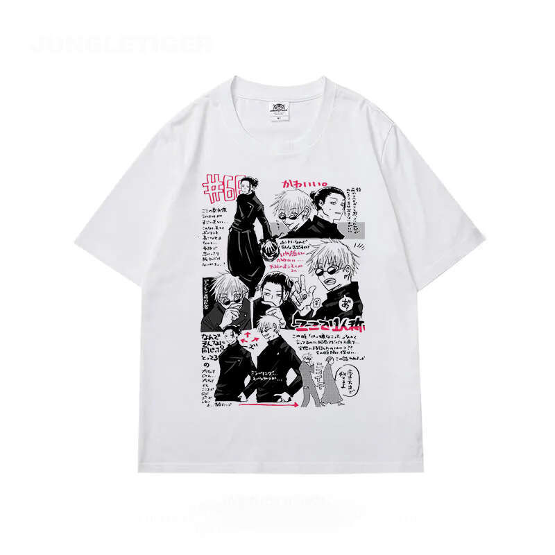 Anime Japan Jujutsu Kaisen T-shirt Satoru Gojo And Geto Suguru T Shirt Haruku Manga Men Women Plus Size Prevalent Tshirts shirts