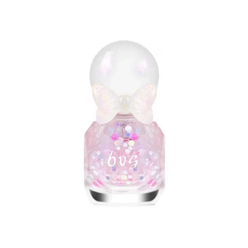 Pearlescent Water-based Nail Polish White No Baking Can Tear Bright Color Nail Frosting Nail Care Polish Without Baking LampM240814