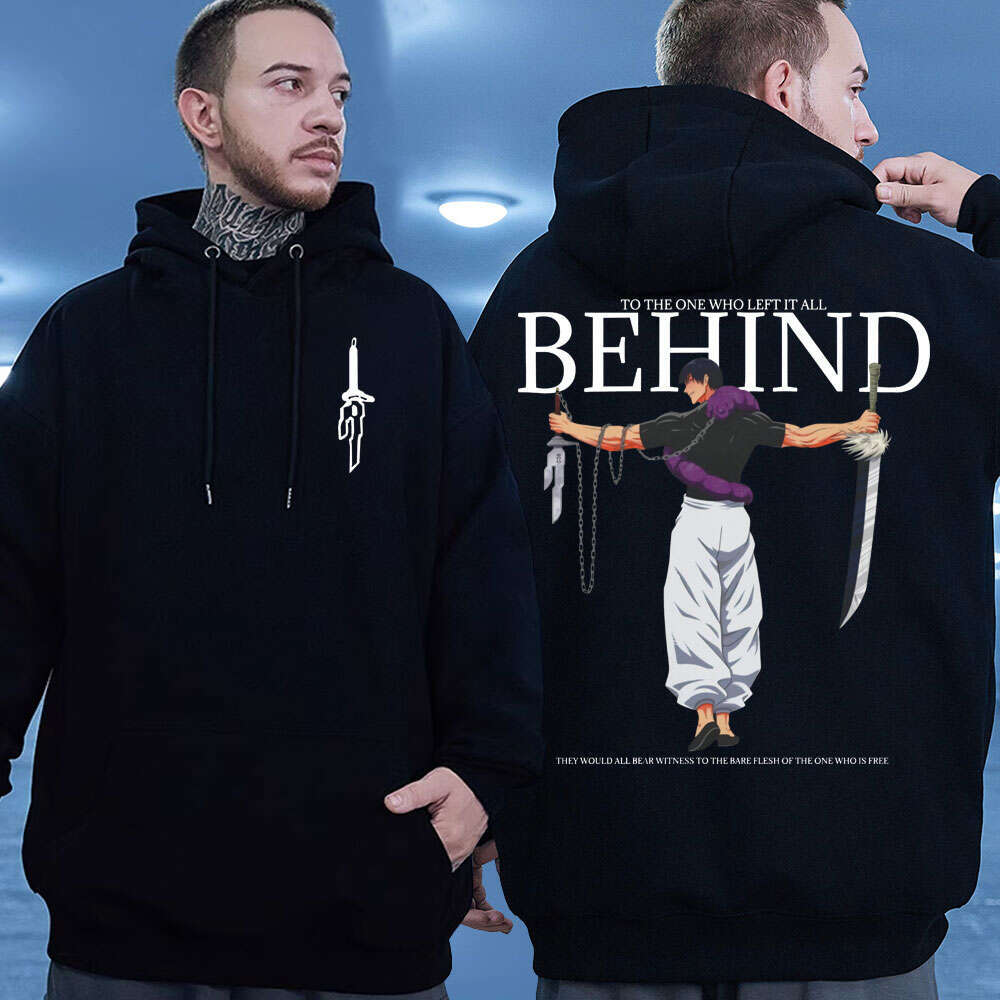 Jujutsu Manga Kaisen Fushiguro Toji Hoodie for Men Anime Printed Hooded Pullover Haruku Fashion Casual Plus Size Sweatshirts