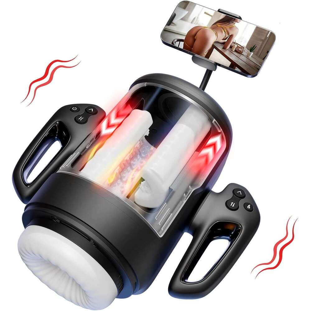 Lumodia Men's Device, 3-in-1 Men's Sex Toy with 10 Vibration Modes and 6 Friction Modes, Adult Toy, 2-Level Heating Level, Men's Massag