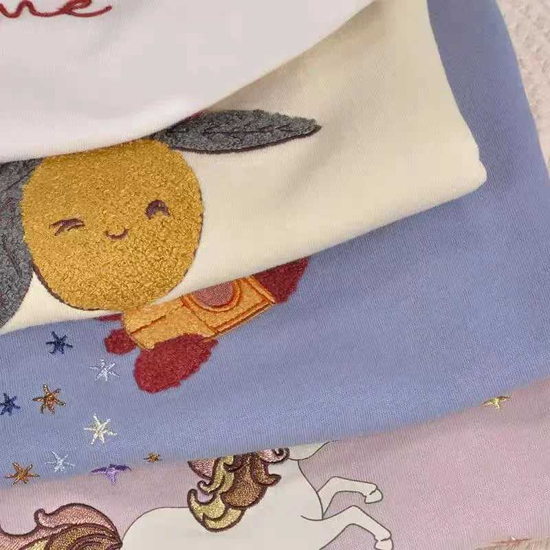 Fashion Casual Childrens Hoodie KS Toddler Girl Sweatshirt Boys Hoodies Pullover Pants Set Cartoon Cotton Childrens ClothingY240814