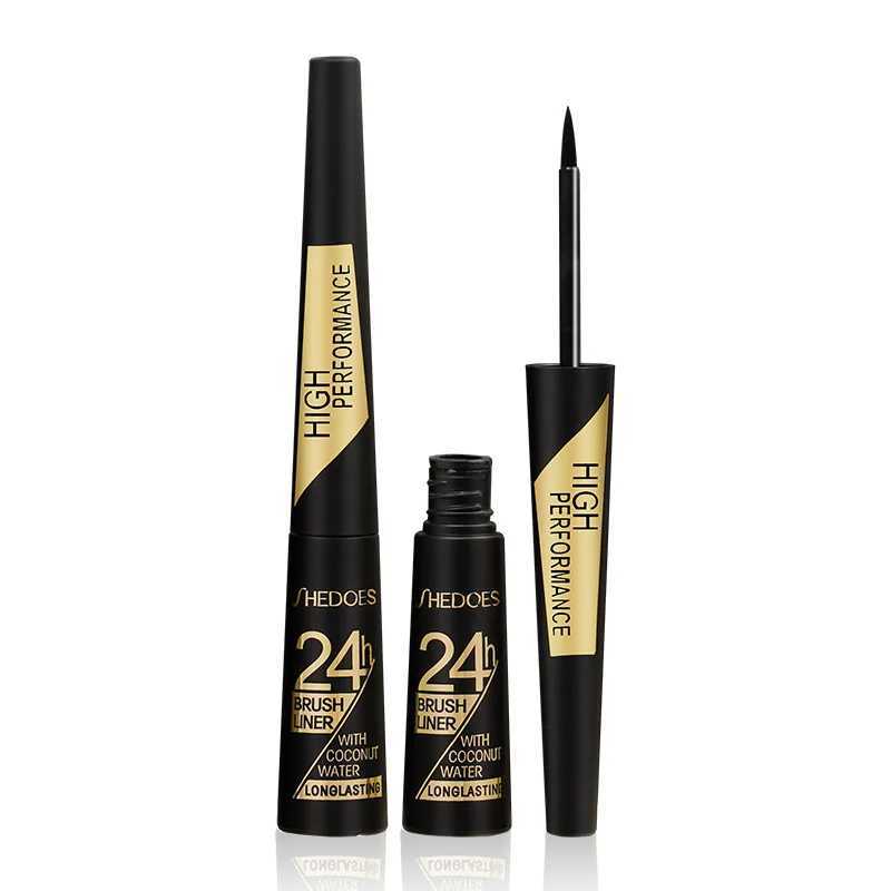 Ultra-fine black liquid eyeliner long-lasting hard-tipped gel eyeliner quick-drying non-smudged eyeliner Y240813