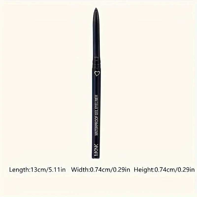 2 In 1 Eyeliner Lip Liner Gel Pencil Waterproof Long-lasting White Black Brown Easy Wear Eyeliner Makeup For Eyes 6 Colors Optio Y240813
