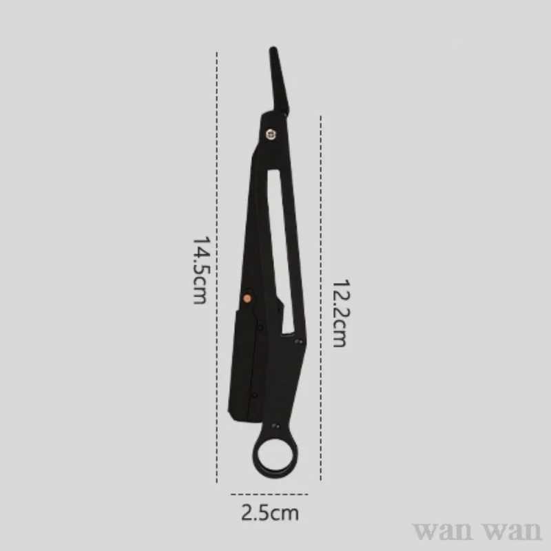 Stainless Steel Straight Edge Razor Retro Mens Beard Trimmer Manual Folding Shaver Barber Shop Hair Cutting Shaving Tools Y1215M240814