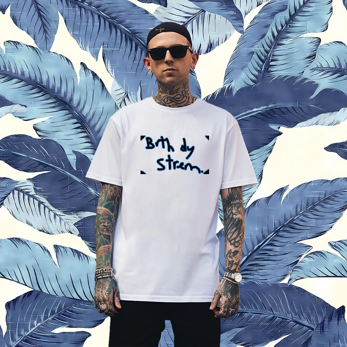 Brand letter Mens T Shirts Daily Wear Couples T Shirts 230g 100% Cotton New Arrival Breathable Soft Skull Tops Shirt