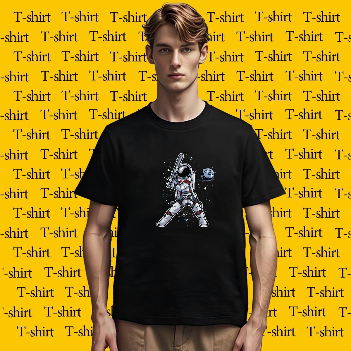Mens T Shirts 230g 100% Cotton universe Street Wear O-Neck Short Sleeve Custom Printing Tshirts DIY Wholesale Tops Shirt