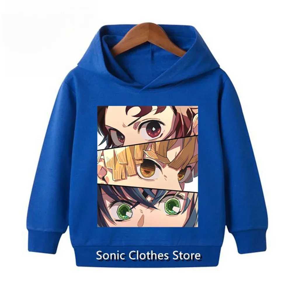 Anime Demon Slayer Kimetsu no Yaiba 3D Printed Hoodies Fashion KidsHoodie Harajuku Sweatshirts Boys Girls Tracksuits ClothesY240814