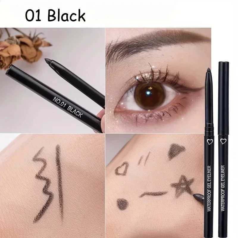 5 Colors Eyeliner Pencil Smooth Waterproof Long-lasting Eyeliner Gel Blue Black Brown Soft Easy Wearing Eyeliner Pen New Y240813