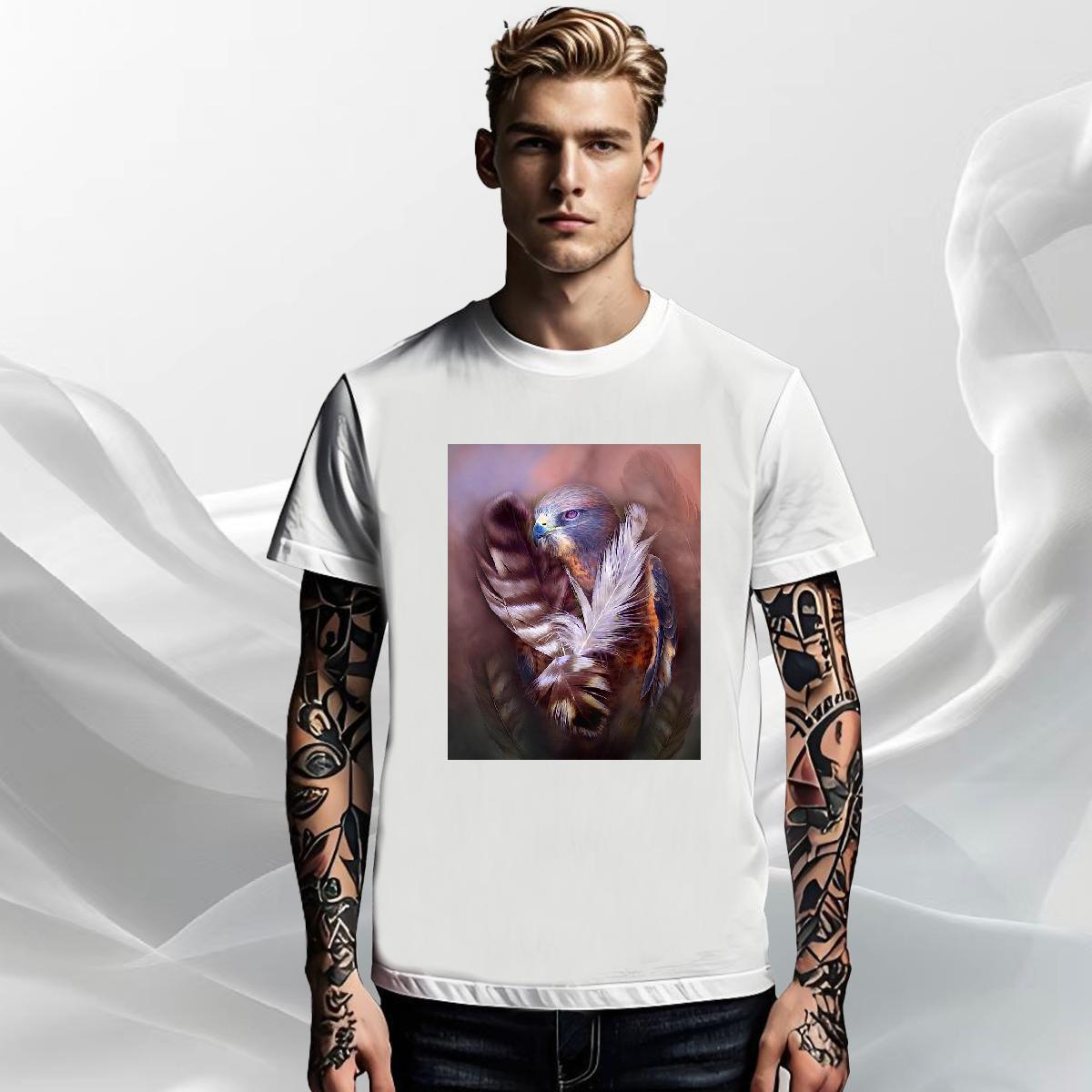 Unisex Men Clothes T-Shirt Hip Hop 100% Cotton 230g DIY Printed Breathable Crew Neck cool T-Shirts New Arrival Polos