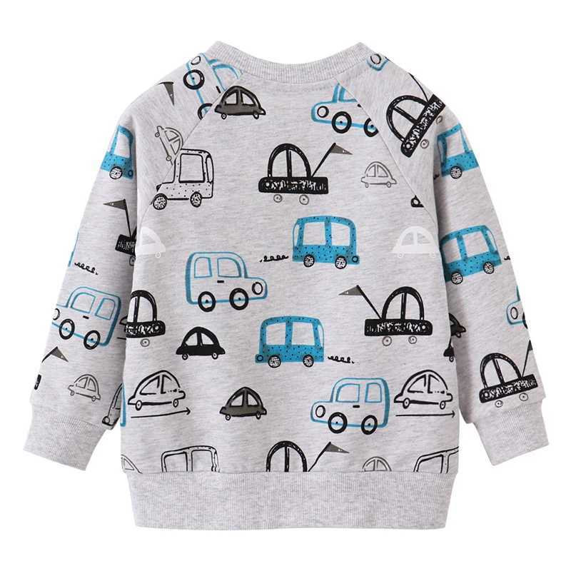 Little maven Childrens Clothing Autumn New Tops Kids Clothes Baby Boys 2024 Spring Cartoon Vehicles Infants Sweatshirts HoodieY240814