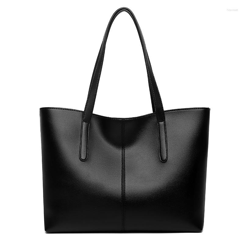Shoulder Bags Foreign Trade Handbag Large Capacity Women's Bag Soft Leather Texture Tote Simple Retro Wholesale