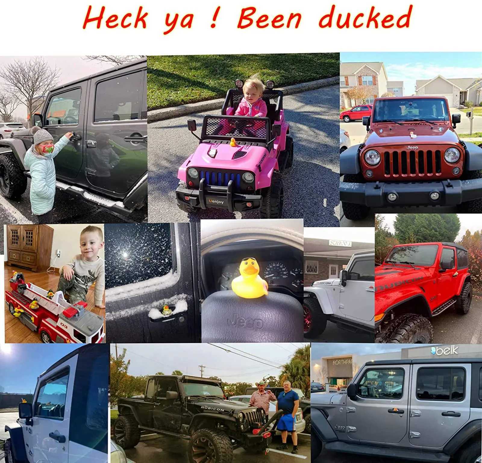 20/40 Rubber Duck for Jeeps Car Duck Bath Toy Assortment Bulk Floater Duck for Kids Baby Showers Accessories Party Favors Y240813