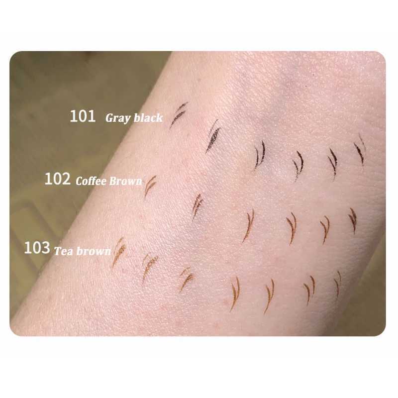 Ultra-thin 2 Fork Tip Liquid Eyeliner Lower Eyelash Pen Makeup Quick Dry Smooth Eye Liner 2 Point Eyebrow Tattoo Pencil Cosmetic Y240813