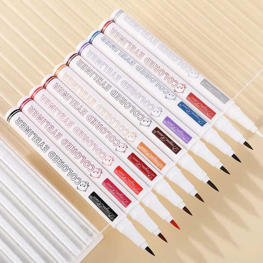 White waterproof eyeliner liquid pen thin Y240813
