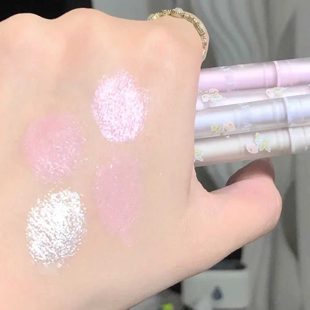 Double-headed Glitter Diamond Eyeliner Pencil Highlighter Eyeshadow Makeup Beauty Products Female Cosmetic Korean Make up Y240813