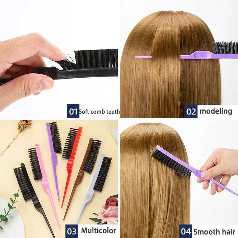 1 piece of hair brush beauty makeup styling fluffy rhythm massage comb flat bottomed pan hair styling tail combing hair wrapping hair combing curly ha