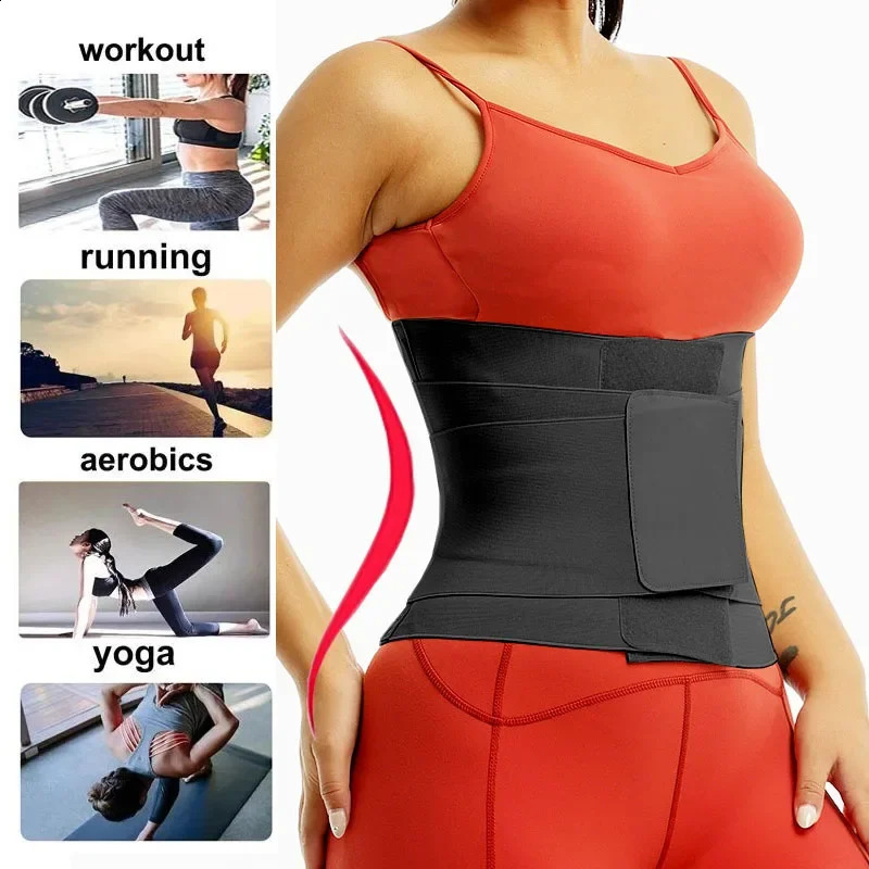 Body Modeling Belt Waist Trainer Tummy Trimmer Sheath Girdles Workout Weight Loss Strap Corset Cincher Wrap Shapewear 240813