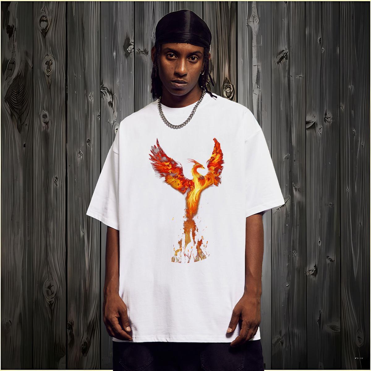 TOP Quality T Shirts Men bird Breathable Short Sleeve Spring Summer Custom Anime 230g 100% Cotton Men Tshirts Brand Tee Shirt