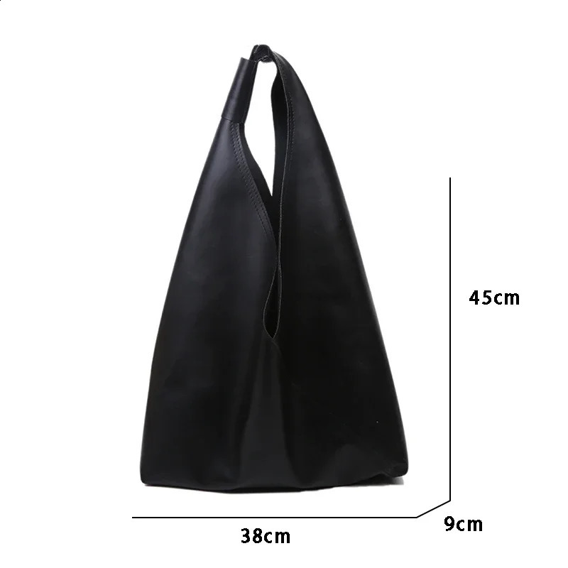 2023 Leather Bag Casual Wild Ladies Hobos Handbags Large Capacity Shoulder Girls Simple Female Messenger 240822