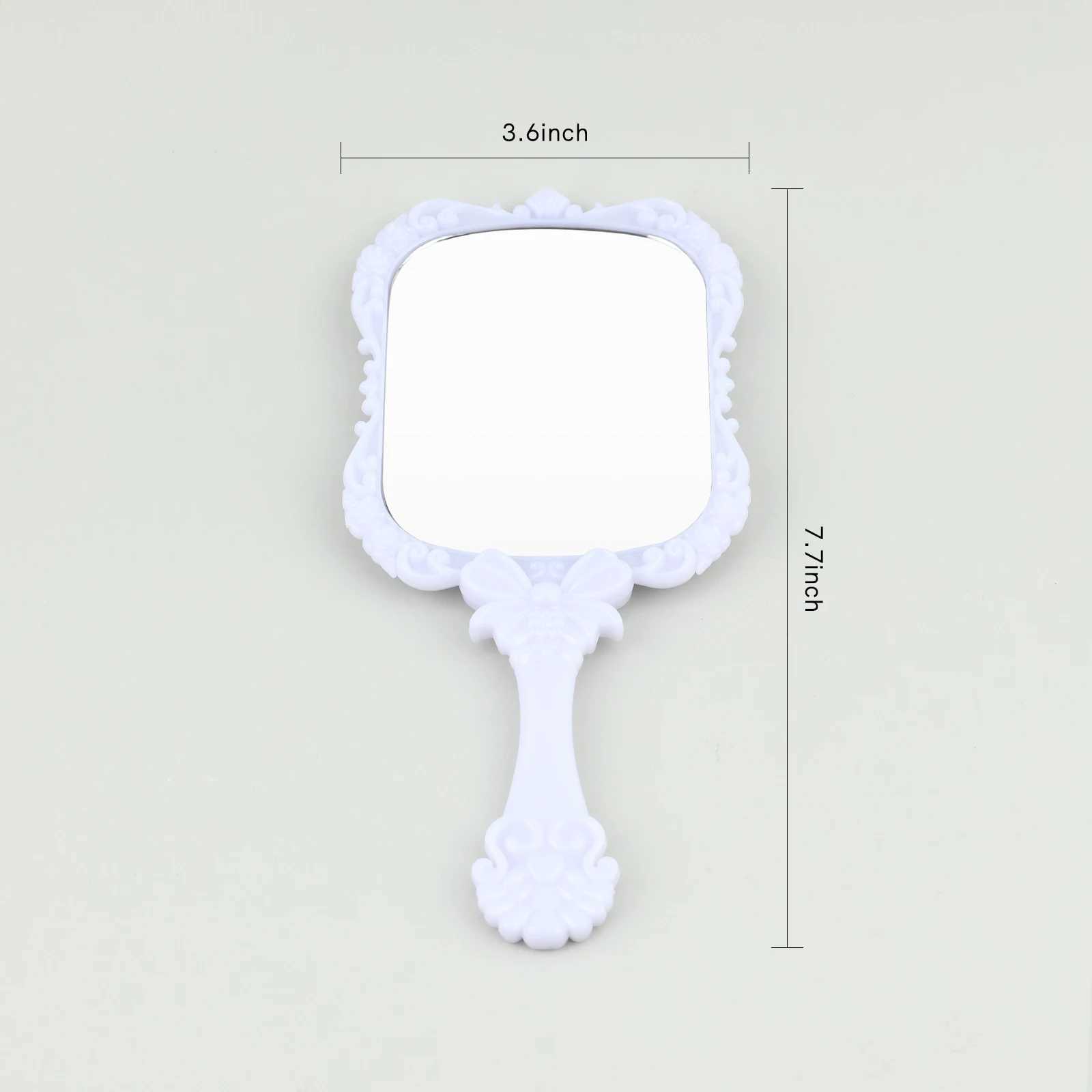 1 Butterfly Pattern Mini Handheld Scratching Mirror Handheld Travel Makeup Mirror Mini Makeup Mirror W240813