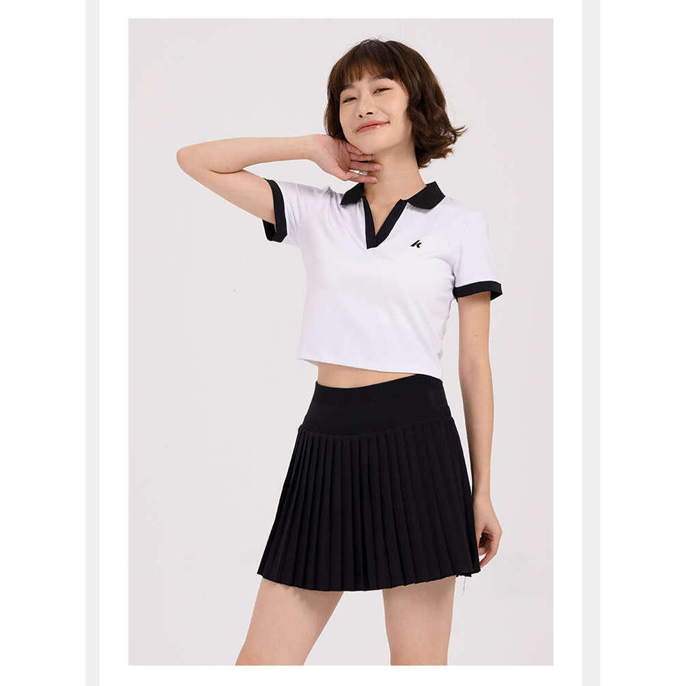 Sport Kawasaki Badminton Golf Wear Women's Casual Anti Glare Running Quick Drying Tennis Skirt 2024