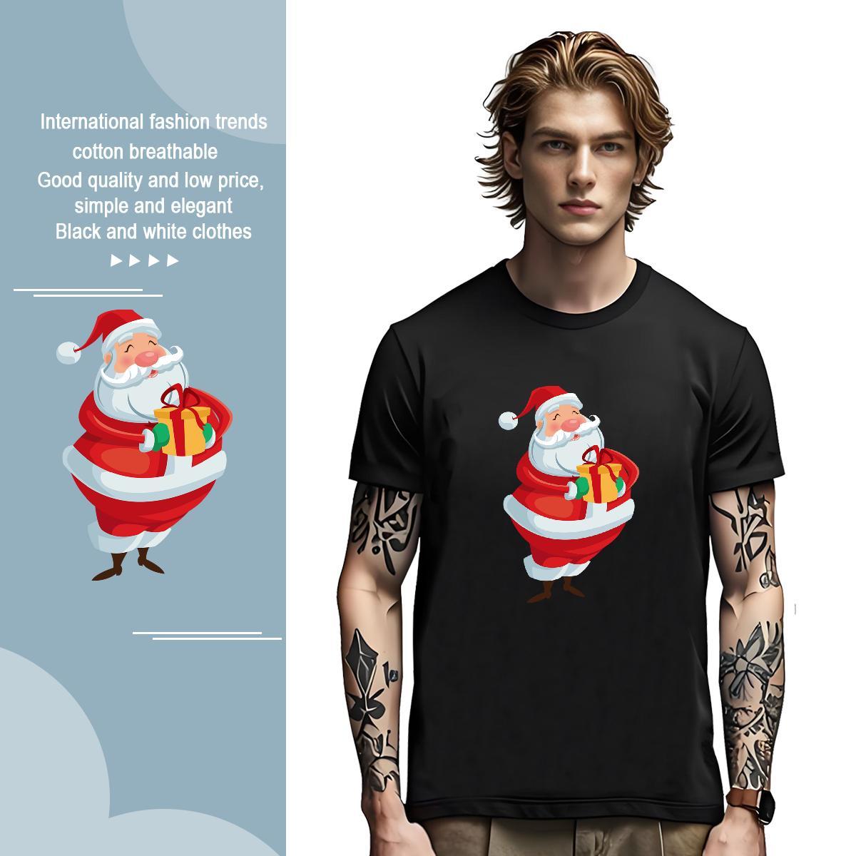 Cool T Shirt For Man O-Neck Short Sleeve Sports Casual Custom Printed 230g Pure Cotton Mens Tshirts Wholesale Polos