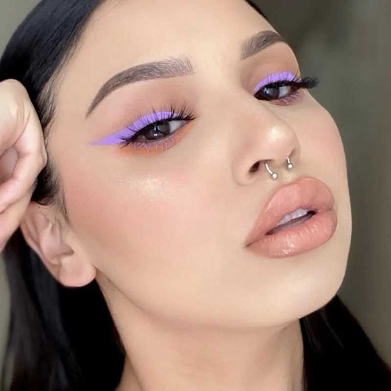 Colorful Sexy Eyeliner Liquid Pencil Waterproof Easy To Wear Make Up Matte Eye Liner Blue Red Green White Gold Brown Eyliner Y240813