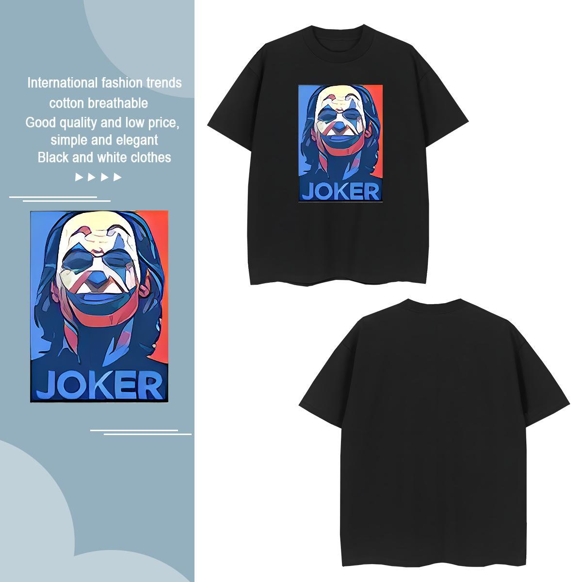 T Shirt For Man 230g Cotton Joker Sport O Neck Short Sleeves DIY Printed Men Tops Tees New Arrival Soft Wear