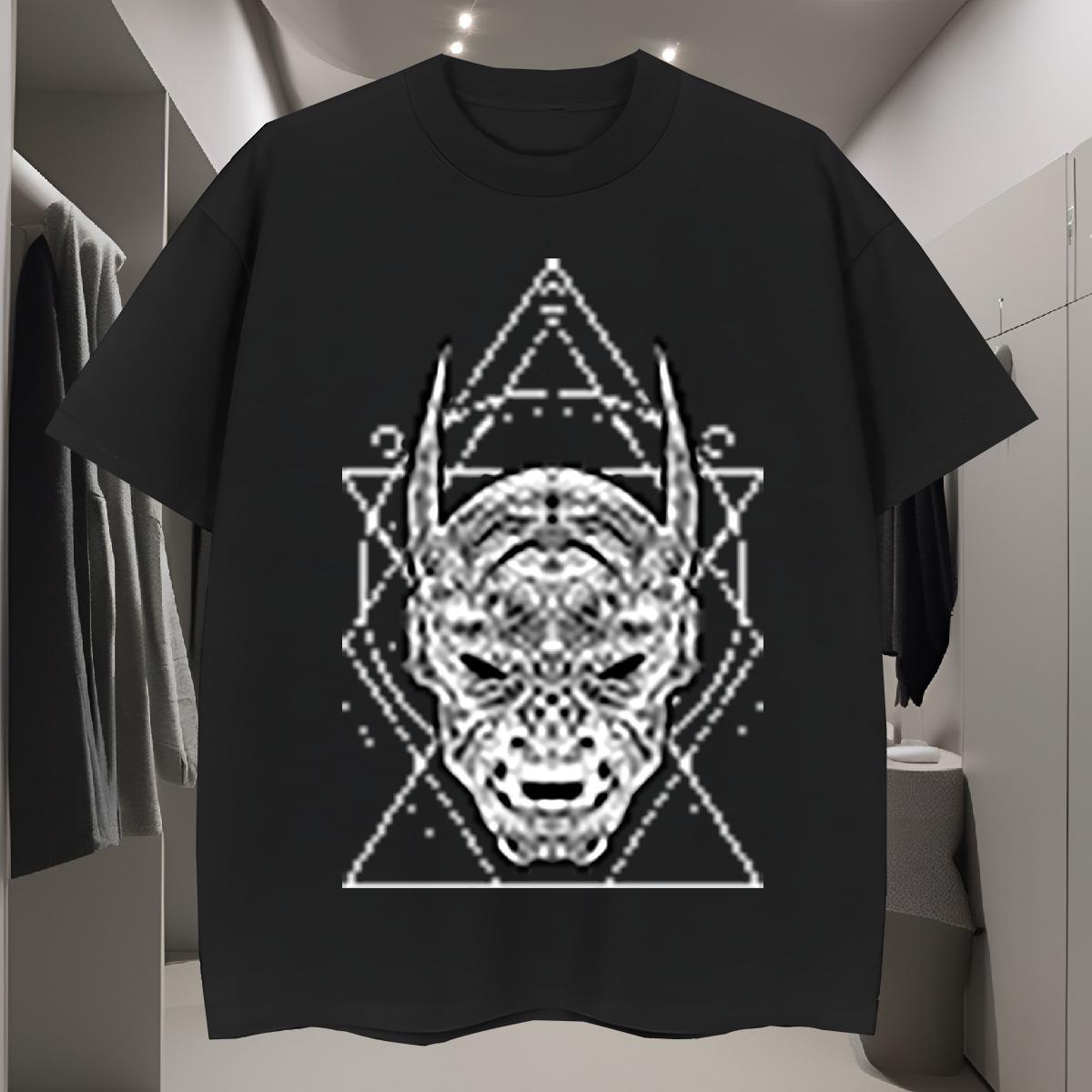 T Shirts Men 100% Cotton 230g painting Casual Short Sleeve O-Neck Plus Size Cartoon Men Clothes T-Shirt DIY Customized Soft Top Tees