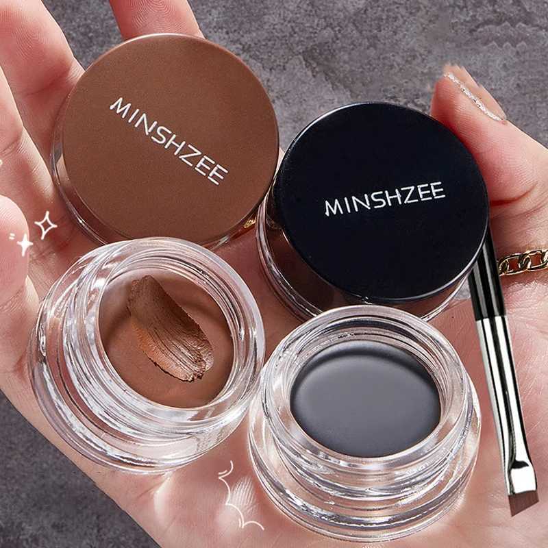 Smooth Waterproof Eyeliner Cream Smokey Gel Eye Liner Soft Easy Wear High Pigment Brown Matte Concealer Smudge-proof Eyes Makeup Y240813