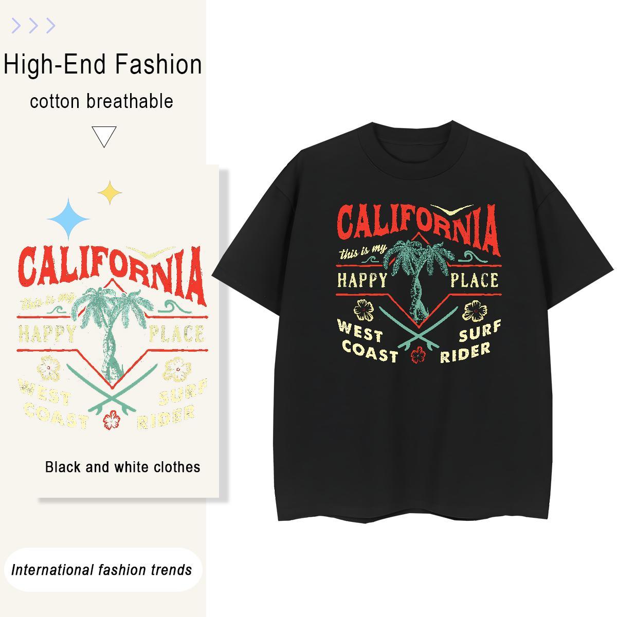 Cool Design Men Tshirts Casual Beach 100% Cotton 230g Custom Print Oversized Breathable Crew Neck tree T-Shirts 2024 New Tee Shirt
