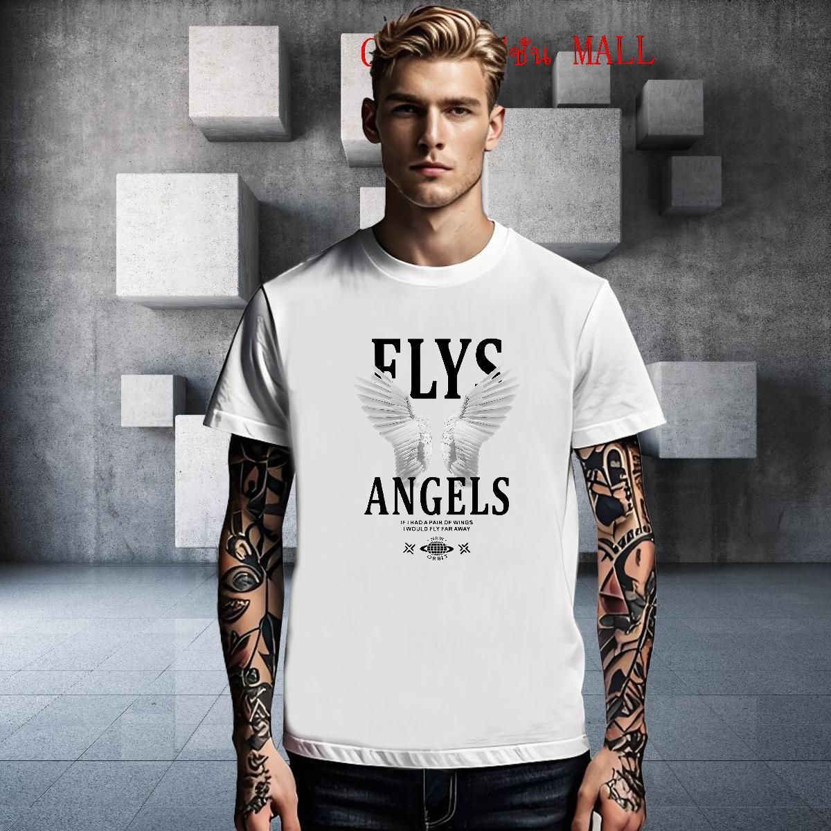 Loose Fit Men Tees Casual Beach 230g Cotton Graphic Breathable Crew Neck letter T shirt Casual New Tops Shirt