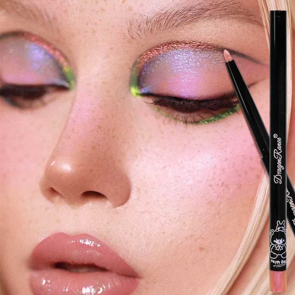 Eye Liner Pen Lasting Shiny Meetallic Eyeshadow Green Purple Makeup Pigment Glitter Aurora Eyeliner Y240813