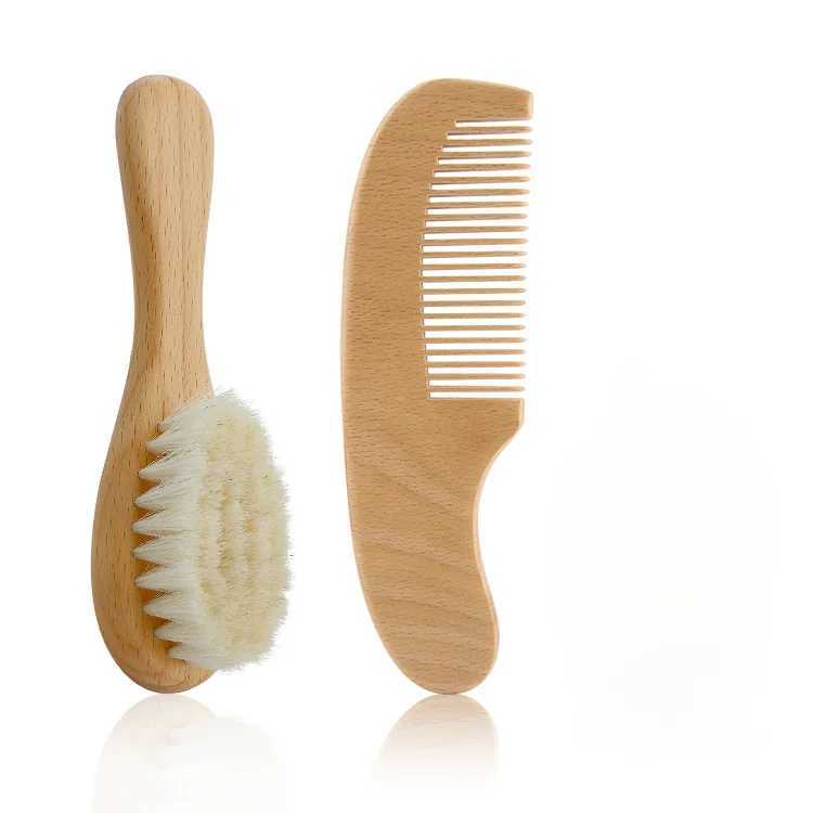 Personalized baby hair brush baby shower gift newborn wooden comb customized baby girl gift W240813