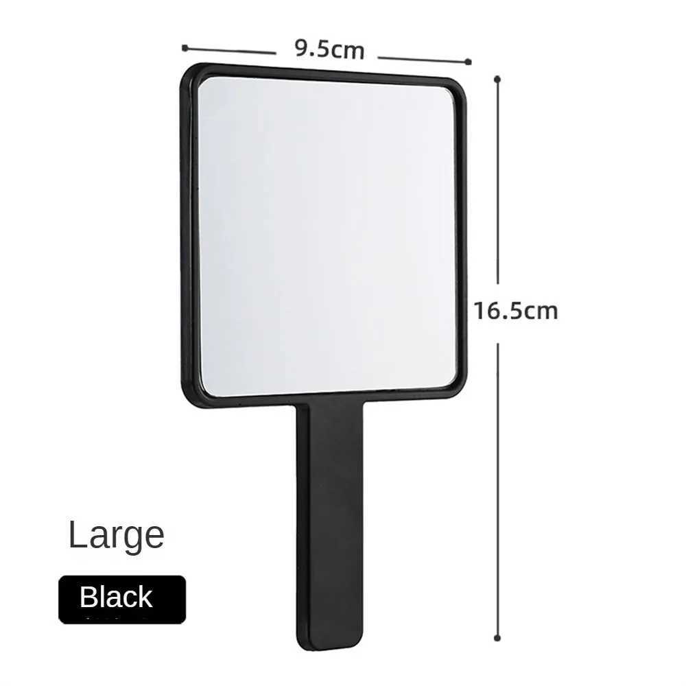 Handheld Mini Mirror SPA Salon Compact Mirror Portable Makeup Mirror Extended Square Handheld Beauty Mirror W240813