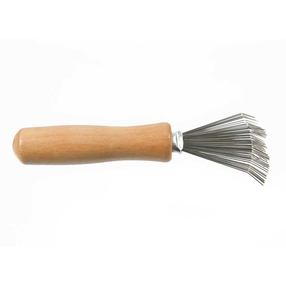 1 piece of wooden comb cleaning machine delicate cleaning detachable brush cleaning tool handle embedded tool W240813