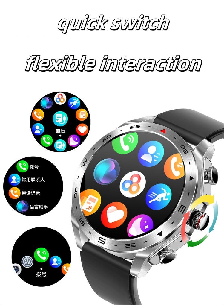 Smart 2 in 1 TWS Bluetooth Headset Call Music Playback Heart Rate Sports Pedometer Watch free shipping