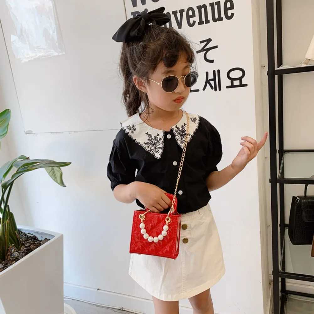 Childrens bag girls shoulder bag handbag baby bag new fashion childrens cross bag W240813