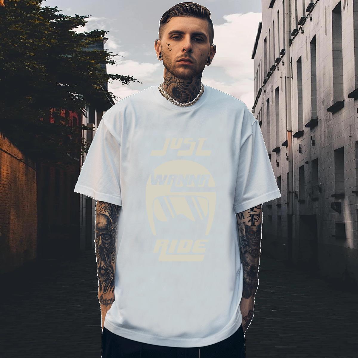 Comfortable Tshirts Street Wear 100% Cotton 230g Anime Pure Cotton letter T Shirts Men New Arrival Tees Shirts