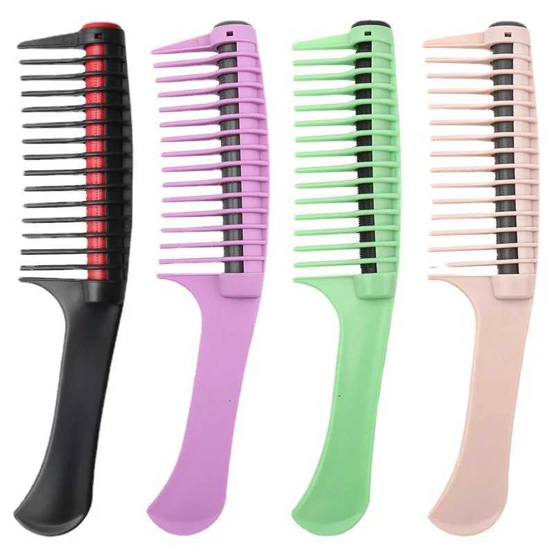 Sdotter 1pc professional anti splicing and chamfering roller comb hair dye tool comb paint brush hair color brush hair dye brush W240813