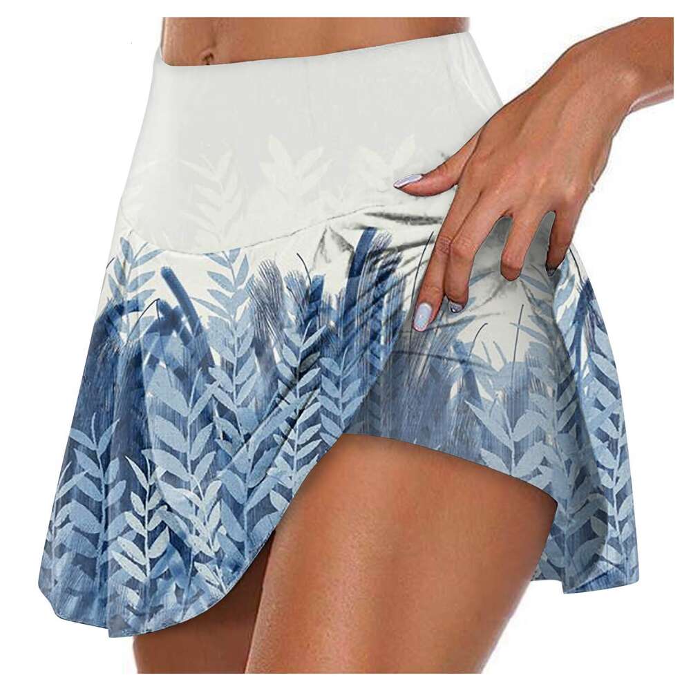 In New Yoga Sport Active Shorts High Waisted Skirt Girls Trendy Summer Prints Skirts for Women Tenis Feminino Frete s