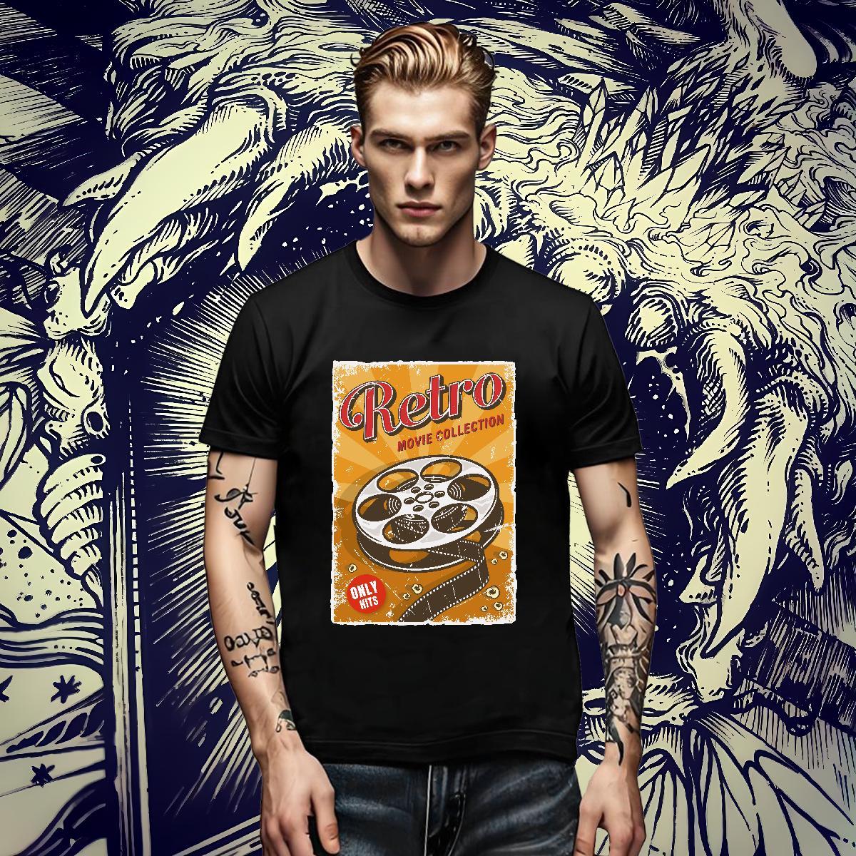 Free Shipping Men Tees Home Outdoor 230g Cotton Graphic Breathable Crew Neck tool T Shirts Men Fashion New Tops Shirt