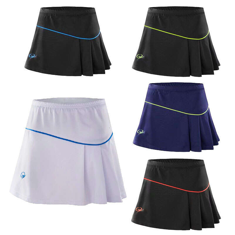 Women/Girls's New sport with Safety Shorts,Female Running Tennis Skirts Half-length Badminton Sport Skirt