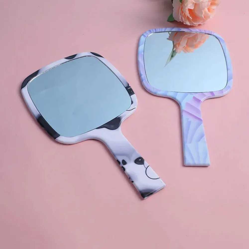 Large sized handheld makeup mirror womens square mirror makeup tool handheld makeup mirror makeup tool W240813
