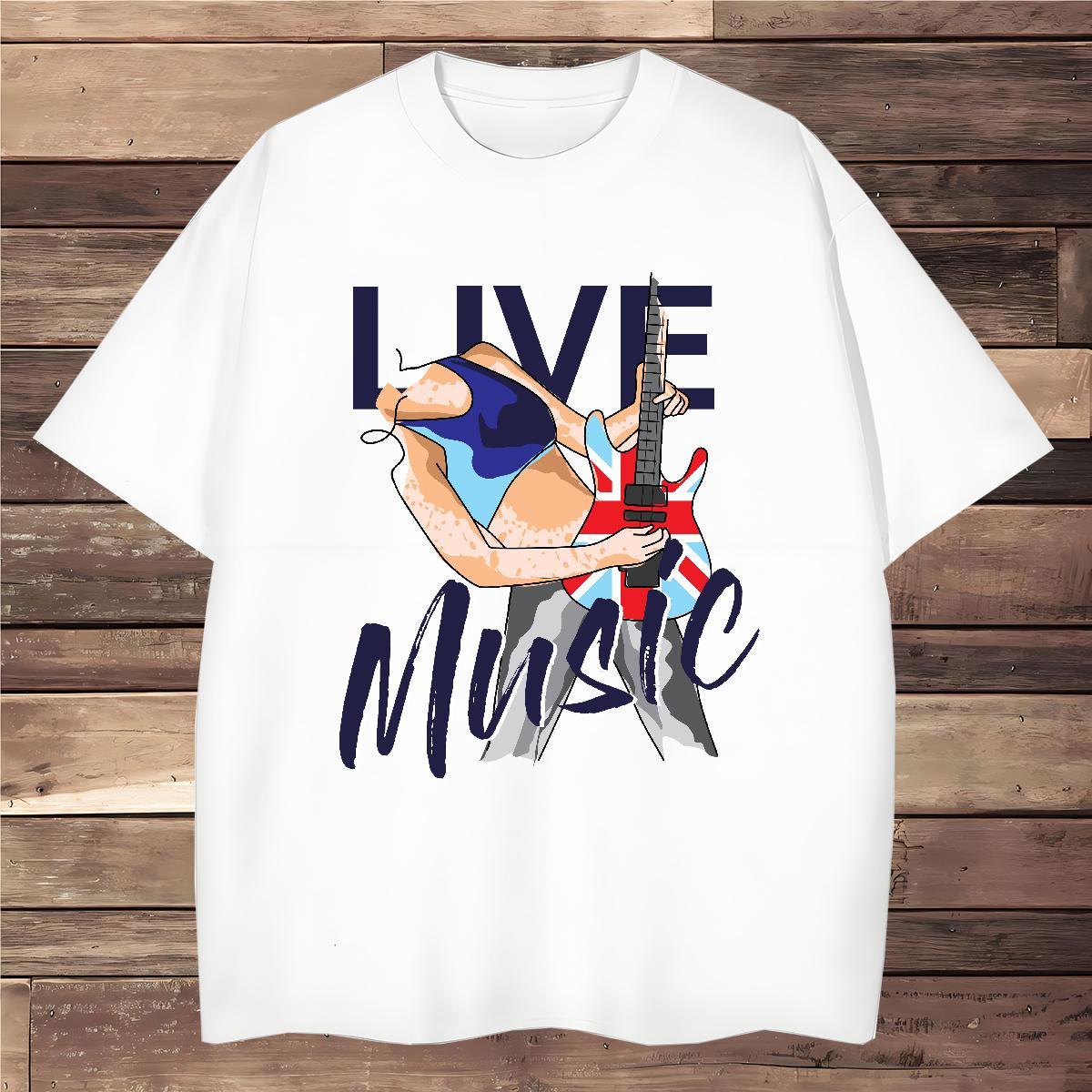 T Shirt For Man 100% Cotton 230g character Sports Casual Breathable Short Sleeve Custom Printing Tshirt for Man Woman Customized Brand Tee Shirt