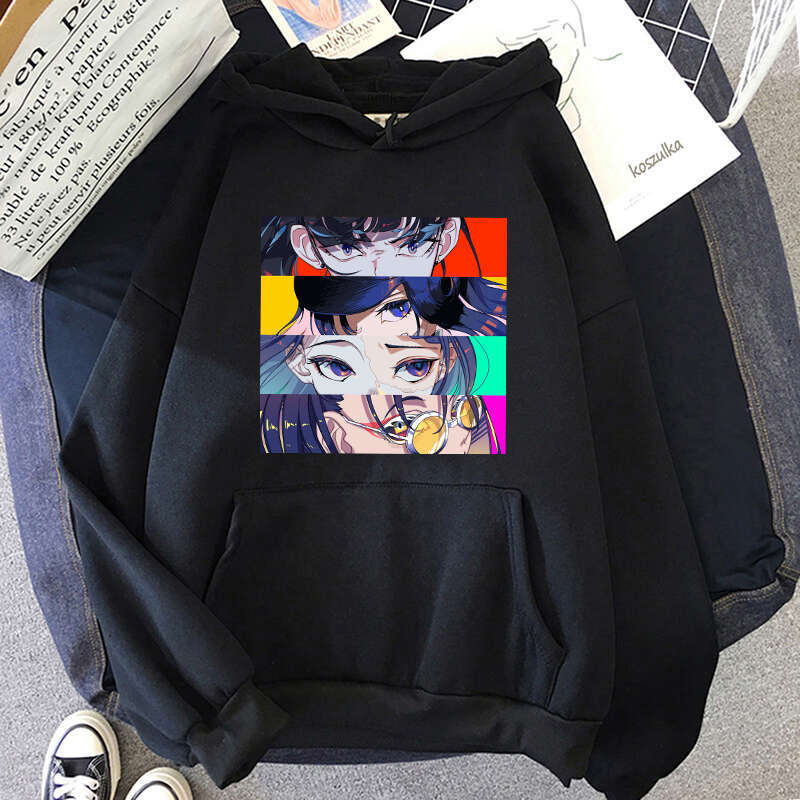 Plus Ado Size Hoodie Cartoons Print Women Sweatshirts Kawaii Casual Clothes Female Streetwear Long Sleeve Pullover Clothing